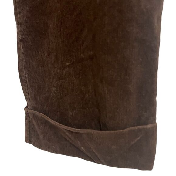 Wide leg capri cuffed corduroys - Picture 3 of 5